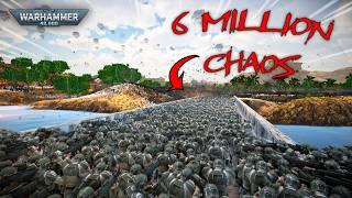 6 Million CHAOS swarm IMPERIAL GUARD Bridge Defence! | UEBS 2 Warhammer 40K