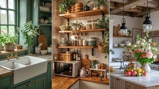 NEW ️Country Farmhouse Kitchen design ideasFARMHOUSE KITCHEN #kitchendesign