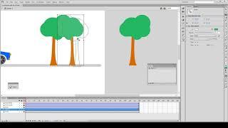 LKITLearner Car and Background objects movement using Adobe Flash
