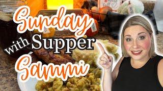 FALL SUNDAY SUPPER with SAMMI | SIMPLE SOUTHERN Cooking  + GROCERY HAUL| Ep. 12 | September 14, 2024