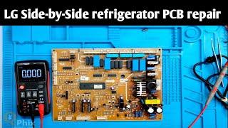 LG Side-by-Side refrigerator PCB repair | Qphix appliance repair |