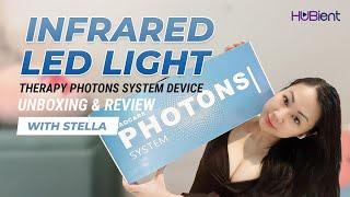 Infrared LED Light Therapy Photons System Device Unboxing & Review by Stella