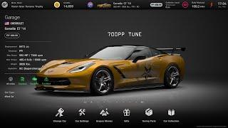 [Gran Turismo 7] Corvette C7'14 700pp tune