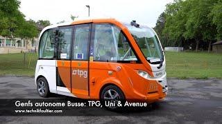 Genfs autonome Busse: TPG, Uni & Avenue Projekt