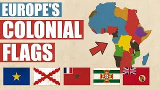 European Countries' Colonial Flags