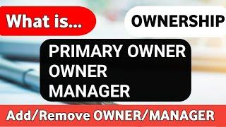 YouTube Rules Prime owner, Owner and manager Explained ||Change Youtube Channel Ownership/OWNER 2022