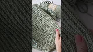 Полупатентная резинка по кругу! Это простой  узор, который подходит для создания объемных  изделий.