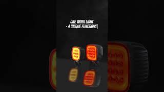 BriodLights TRIO – A work light with 3 integrated colors (red, white and amber)