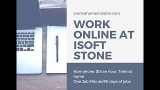 One Job Minute: Work Online as a Search Evaluator with iSoft Stone