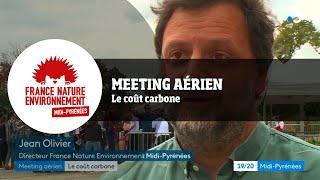 19/20 - France 3 Occitanie (24 septembre 2022) - Meeting aérien : le coût carbone