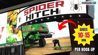 Spider Hitch: Quickly and Safely Attach Combine Wagons, Ammonia Tanks and more | AgDealerTV