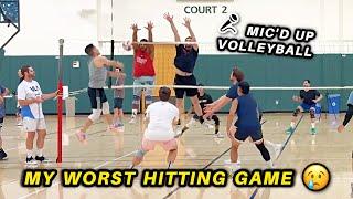 My WORST Hitting Game (Mic'd Up Volleyball) : Dark Side vs Tall Ones | IVL Men's Open 2024