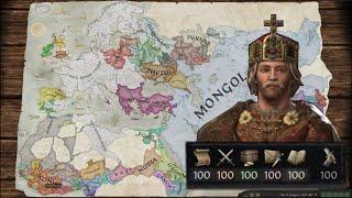 CK3 Timelapse but Immortal 100 stat man controls Holy Roman Empire (1066)