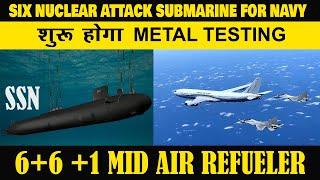 Indian Defence News:Future Nuclear Submarine fleet of Indian Navy,IAF to get 13 MRTT aircrafts