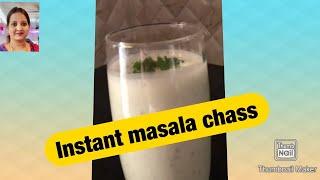 Instant masala chass in 1min|Monica’s kitchen