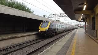 Stafford Railway Station 221107 XC Voyager (EX Avanti West Coast) MOVES FORWARD ON 17th May 2025