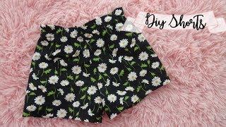 DIY Shorts + how to make pattern | Ruffled Top