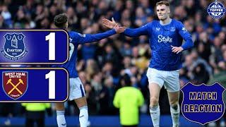 Everton 1-1 West Ham United | Match Reaction