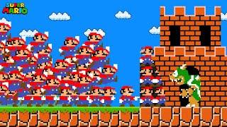 Super Mario Bros. but Everything Mario touch turns to MARIO!