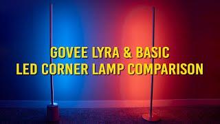 Govee Lyra & Basic Corner Floor LED Smart Lamp Comparison