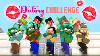 Minecraft, Dating With A Cute Girls Challenge (PART 2) - Monster School Animation