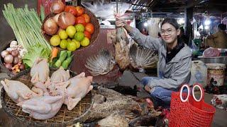 Local Market Tour | How to Cook Chicken Using Just Salt – Simple Yet Delicious! | Vicheka Kitchen