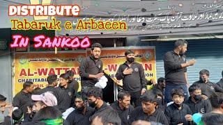 Distribute Tabaruk e Arbaeen In Sankoo | Sankoo Vlog 2021 | Al Wattan foundation