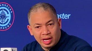 Tyronn Lue Reacts To Clippers Win Against Trail Blazers