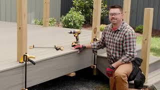 How to Build a 12x16 ft Deck with Trex & The Home Depot Part 2 | DIY Decking