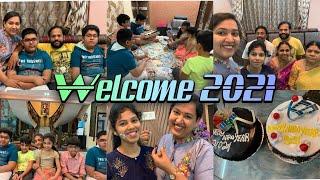 #welcome 2021|New Year resolution night 12pm vlog |celebration with family&friends|reshma rio talks