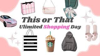 THIS or THAT! UNLIMITED Shopping Day! | Mermaid Dreams