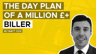 The day plan of a million pound contract recruiter 