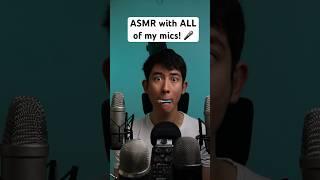 ASMR with ALL my mics!  #asmr