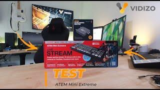 ATEM Mini Extreme Test setup in de studio #blackmagic #atemini #atemminiextreme