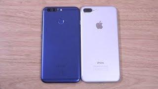 Honor 8 Pro vs iPhone 7+  Speed Test!