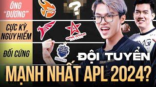 BÂNG BỊ NEIL "CHECK VAR", ĐÂU LÀ ĐỘI TUYỂN MẠNH NHẤT APL 2024? | TEAM TIER LIST - TẬP 1