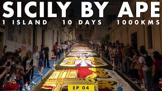Explore the Most Incredible Flower Festival in Sicily! Infiorata di Noto // Sicily by Ape Ep 04