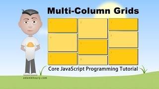 Core JavaScript Multi Column Layout Grid Programming Tutorial