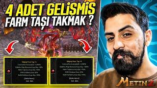 MİSALİ2'DE AYNI ANDA 4 ADET GELİŞMİŞ FARM TAŞI TAKMAK ?? #metin2pvp #metin2 #misali2 #53