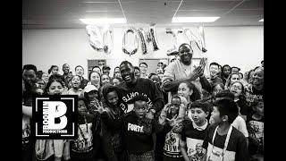 Antonio Brown At StreetCode Academy Connecting With The Community (Free Shoe Giveaway)