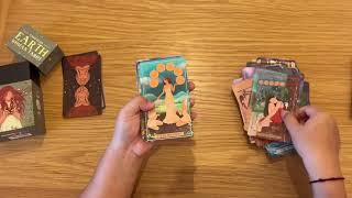 Unboxing new tarot deck (Earth Woman Tarot deck)