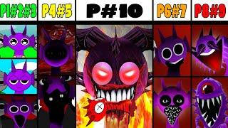 Phase 1 VS Phase 2 VS Phase 3 VS Phase 4 VS Phases 6-10 in Incredibox Sprunki versions + NEW MOD