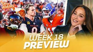 Kay Adams Previews Week 18 Slate, Playoff Implications, & Key Matchups Ahead of NFL Playoffs