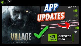 Resident Evil VILLAGE & App UPDATES | GeForce Now News Update