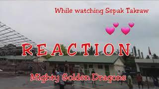 REACTION VIDEO  While watching Sepak Takraw