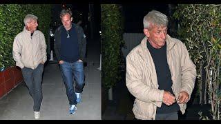 Actor Sean Penn And Producer Bradley Thomas Grab Dinner at Giorgio Baldi!