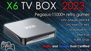 TV Box X6: Android TV 11, Netflix Google Certified, 11000 Retro Games, 4K HDR. Quick Review