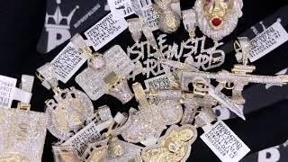 NEW 10K Gold Diamond Hip Hop Pendants | HipHopBling.com