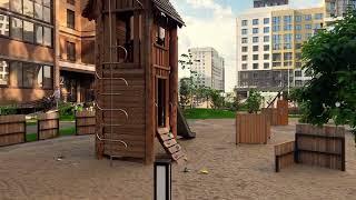 Дворы ЖК Ария. Новостройки Тюмени