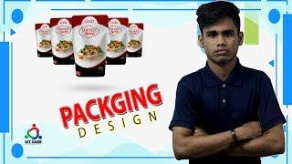 Product Packaging Design  in Photoshop CC Tutorial! Photoshop CC Tutorial By ICT CARE!